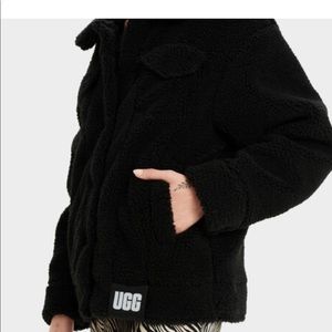 UGG | Frankie Sherpa Trucker Jacket | XS | Black | NWT